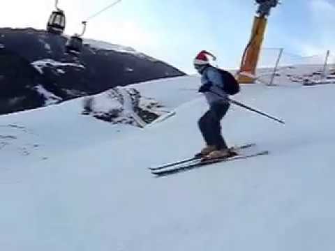 Pista Piculin, pendenza 78%!!  Dolomiti - Natale 2009