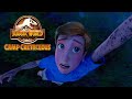 Ben Fall in the Monorail | Jurassic World Camp Cretaceous