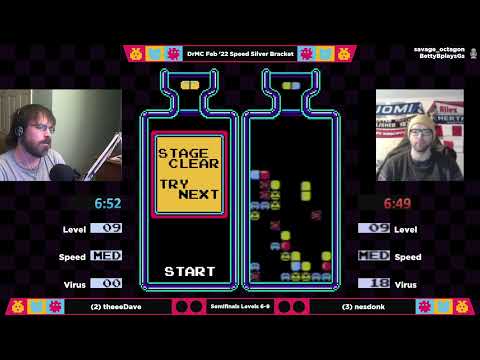 DrMC Speed Monthly February 2022 Silver Bracket - theeeDave vs nesdonk - Semifinals