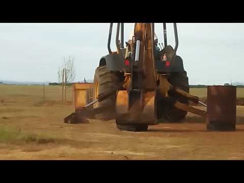 Dad and Ayla smashing barrels