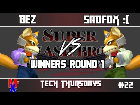 Tech Thursday's #22 - Bez (Fox) Vs SadFox :( (Fox) Melee WR1