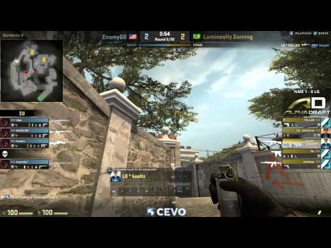 EnemyGG vs Luminosity Gaming Game 2 (CEVO-P CS:GO Season 8) - KnoobLord & LATORR