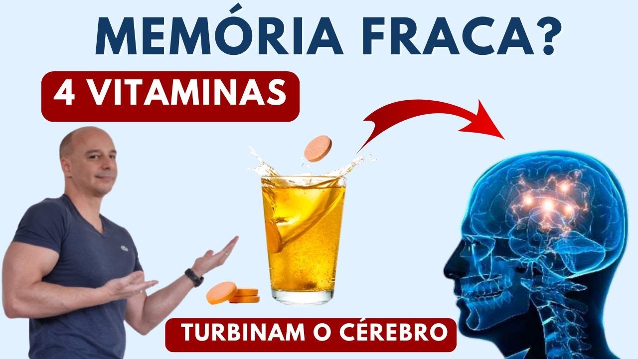 Memória Fraca? 4 Vitaminas para TURBINAR o Cérebro || Dr. Moacir Rosa
