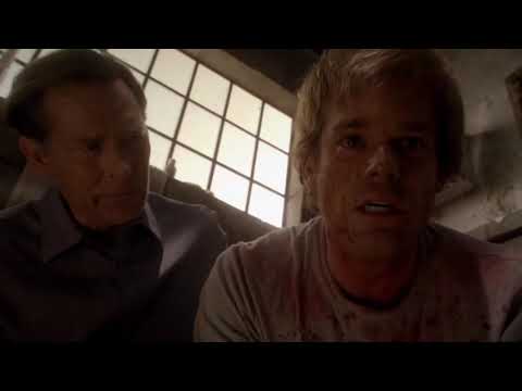 Dexter cries over the unruly redneck