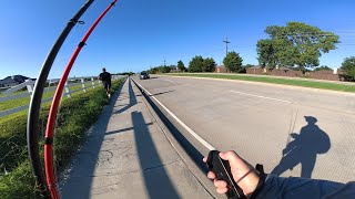 I Longboarded to a Google Maps Pond... (New Fishing Spot)