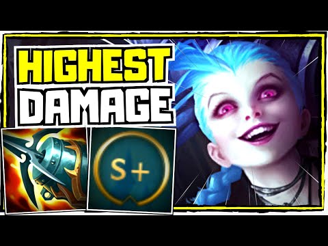 S+ Jinx 1v9 Hard Carry [ADC of the Patch] | Unranked to Diamond [Season 11] League of Legends