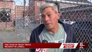 Man struck, killed by trash truck in Lowell