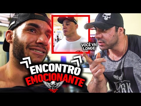 PINTOR MAROMBA SE EMOCIONA COM BRANDÃO E FABIO GIGA