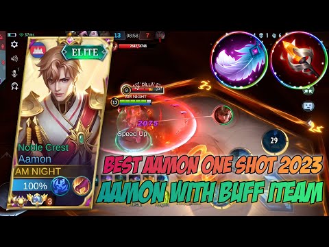 🔥NEW AAMON TRY THIS BUILD ! 🔥 AAMON BEST BUILD 2023 🔥 MOBILE LEGENDS