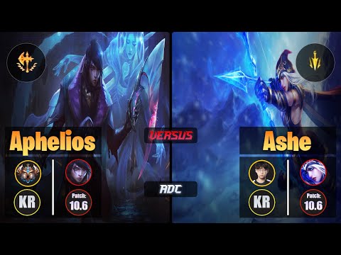 Challenger APHELIOS [Conqueror] (ADC) VS Zenit ASHE - Challenger KR Patch 10.6