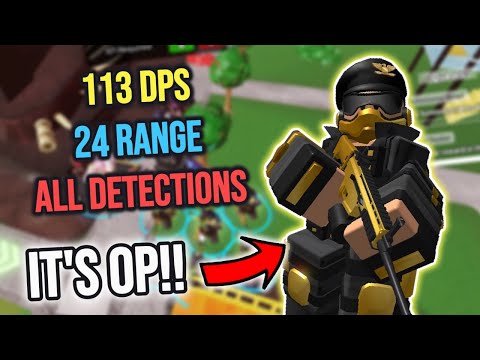 How good is the buffed Golden Soldier? TDS | ROBLOX