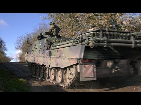 Bergepanzer 3 Büffel, Pionierpanzer Dachs Bundeswehr Manöver Joint Engineer 2023
