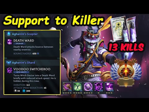 WITCH DOCTOR SUPPORT? More Like CARRY KILLER! Dota 2 Immortal Ranked