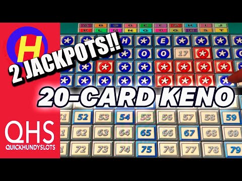 2 KENO Jackpots! MultiCard KENO for the Win! #KENONATION