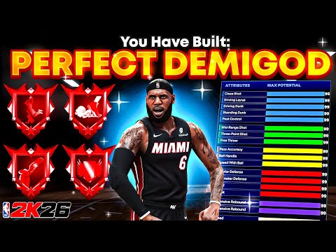 The BEST DEMIGOD Build in NBA 2K26 (Zero Weaknesses + No Cap Breakers)