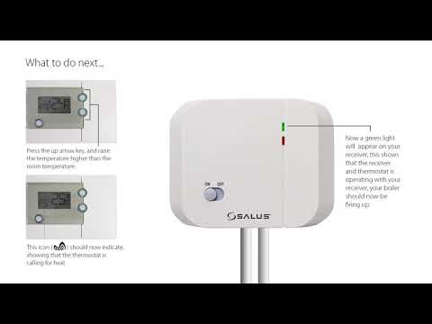 Жичен електронен регулатор на температурата Salus RT500