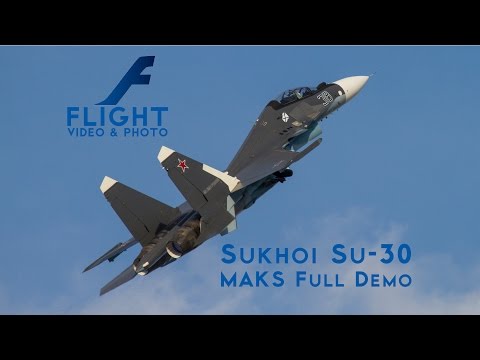 Sukhoi Su-30SM Flanker Super Maneuverable Russian Fighter Aircraft