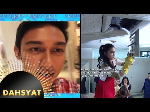 Tantangan cinta dari Hito, Felycia bersihin WC RCTI [Dahsyat] [8 Jun 2016]