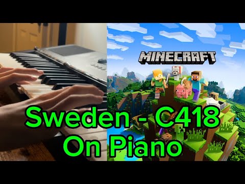 Unbelievable Piano Tutorial: Sweden - C418's Minecraft Soundtrack