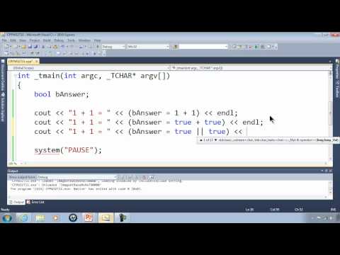 C++ Win32 Console Tutorial 11 - Proving 1 + 1 = 1 - Computer Math Trick