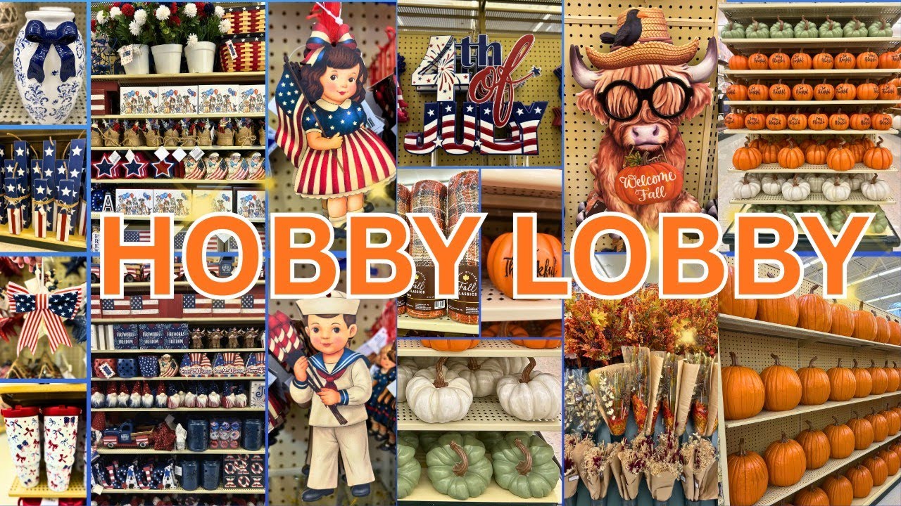  NEW Hobby Lobby Fall 2026 + 4th of July Shop With Me | Seasonal Decor Overload!  HOME DECOR & MORE!