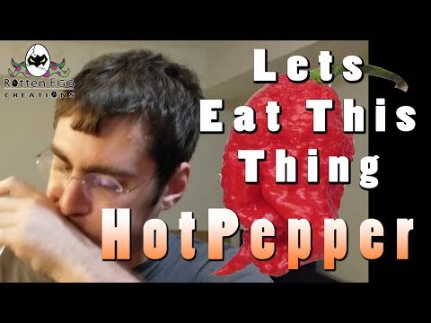 Carolina Reaper Pepper with Vodka Iron Stomach Challenge with Keiran
