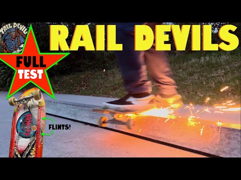 Crazy Sparking Deck Rails - Full Review & Test #skateboarding
