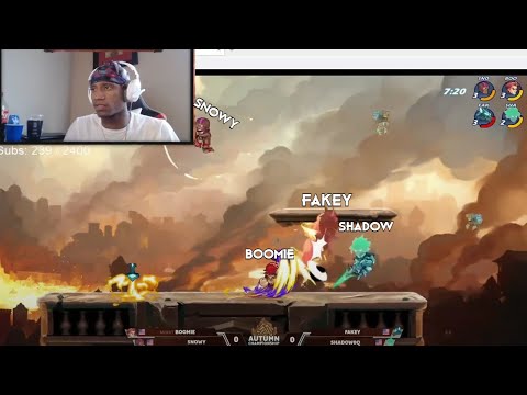 Darkgoul Reacts to Boomie & Snowy vs Shadow0q12 & Fakey - Autumn Championship - 2022 - Top 8