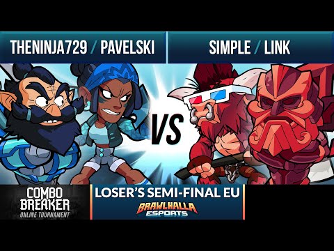 TheNinja729 & Pavelski vs Simple & Link - Loser's Semi-Final - Combo Breaker 2020 - 2v2 EU