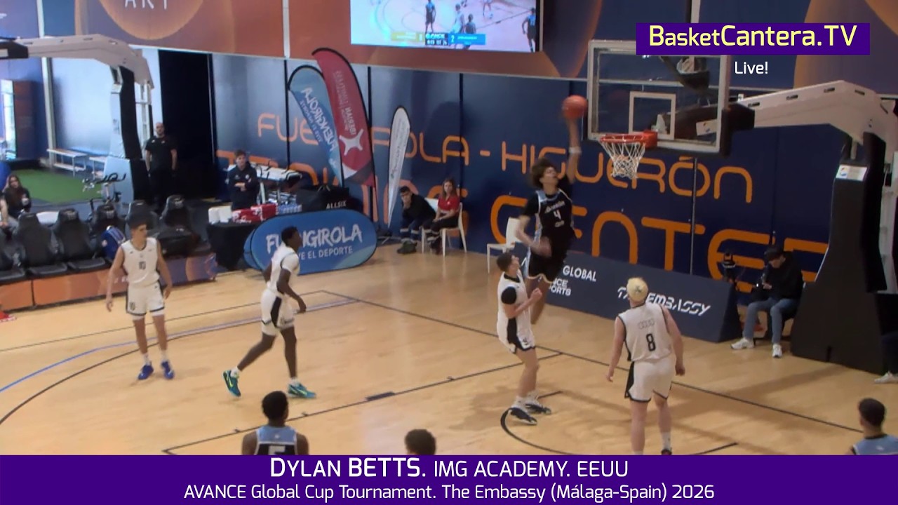 DYLAN BETTS. IMG Academy. EEUU.- AVANCE Global Cup Tournament. The Embassy (Málaga-Spain) 2026