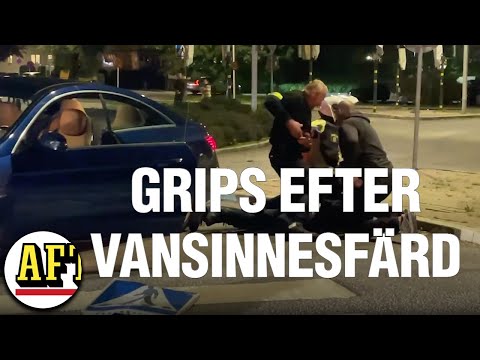 Dramatisk biljakt i Stockholm – här grips föraren