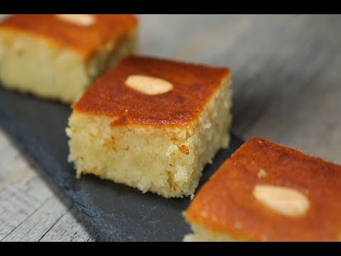 النمورة / Nammoura (Arabian Semolina Cake)
