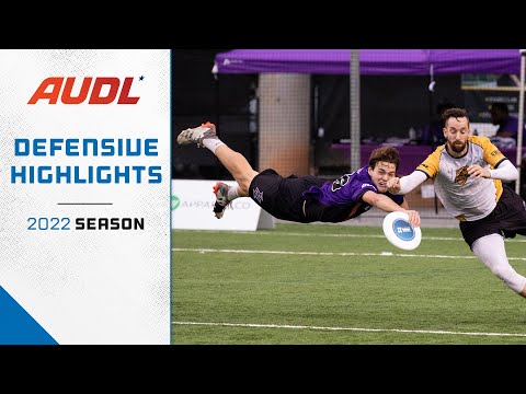 12 minutes of defensive highlights from the 2022 AUDL season