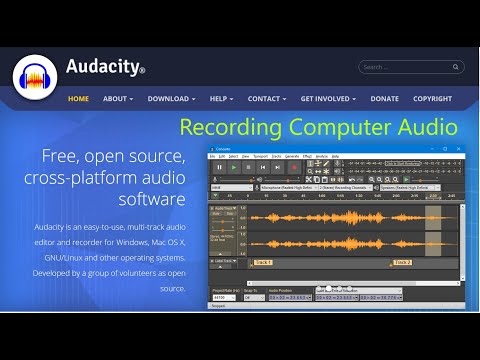 How to Record  Computer Audio Quickly Using Audacity or Recording Computer Audio Using Audacity 2020