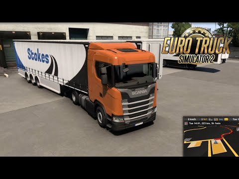Euro Truck Simulation 2 | Scania Truck | Gameplay | Delivery Dijon To Lyon