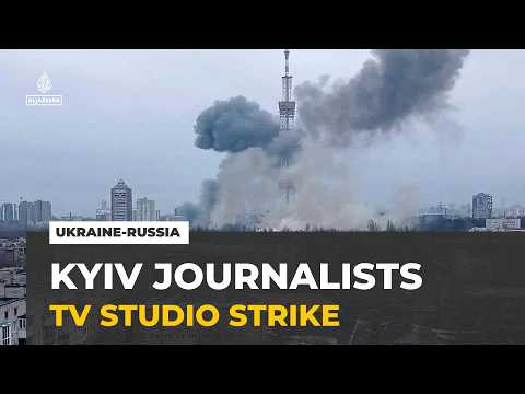 Ukraine defies Russian attacks: Kyiv journalists resume work after tv studio strike