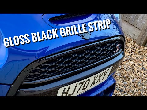 MINI F56 COOPER S BLACK GRILLE STRIP REPLACEMENT!!