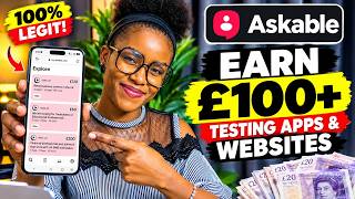 Earn £100+ Testing Apps & Websites on Askable #makemoneyonline #online