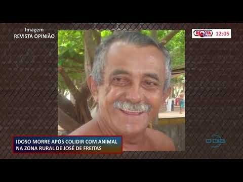 Idoso morre após colisão com animal em estrada da zona rural de José de Freitas 19 11 2020