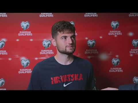 Baturina and Fruk after the clash with the Faroe Islands