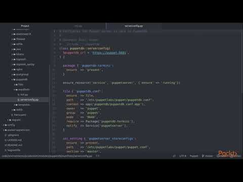 Automating IT Infrastructure with Puppet 5 0 Hands On Configuring PuppetDB|packtpub com