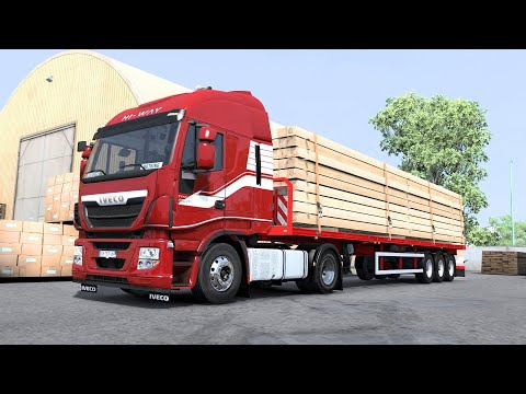 ETS2 1.36 Open Beta Grand Utopia Map Iveco Hi-Way  Ghyvelde - Tours