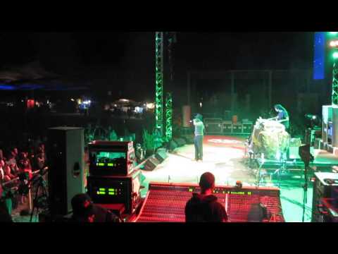 MC ZULU live at REggae on the River with Kush Arora 2013 Opening Night THursday