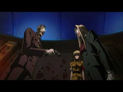 Hellsing 2001 vs Ultimate - Integra Killing Hellsing Ghouls