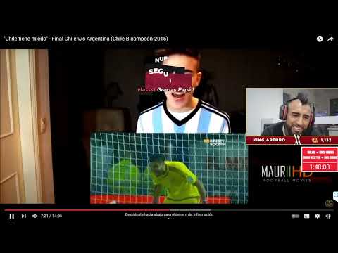 Arturo Vidal reacciona al video de los Displicentes. Chile vs Argentina
