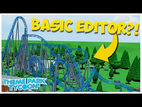 Can You Make a GOOD Coaster with the BASIC EDITOR in Theme Park Tycoon 2?!