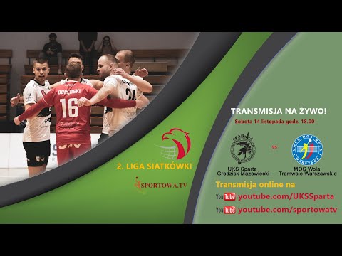 2. liga siatkówki UKS Sparta Grodzisk Mazowiecki vs UMKS MOS Wola Tramwaje Warszawskie [14.11.2020]