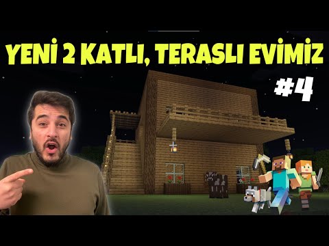 YENİ 2 KATLI VE TERASLI EVİMİZ ! TERTEMİZ SAYFA AÇTIK -MİNECRAFT SURVIVAL