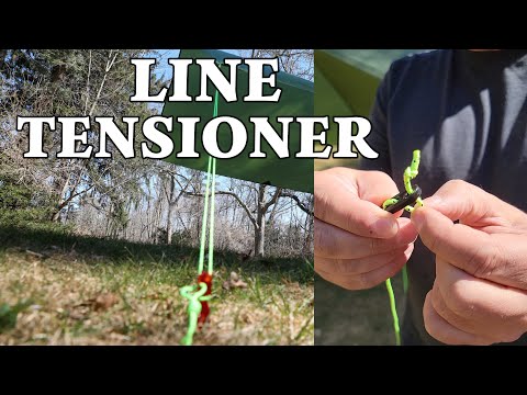 How to use Tent Line Tensioners