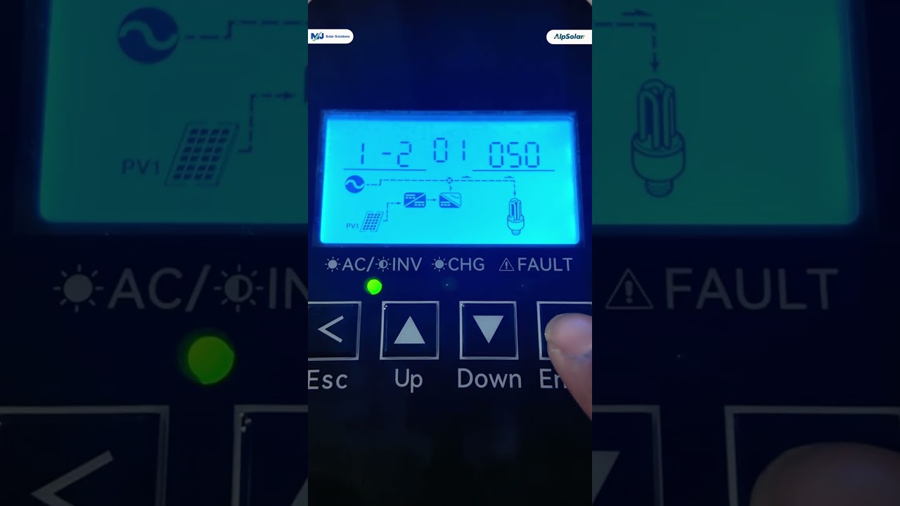 Alpsolarr × MJ Solar Inverter Settings - Part 1 ⚡